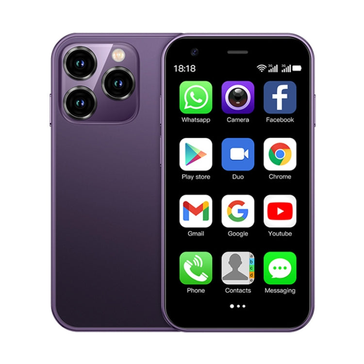 3.0 inch Android 8.1 MTK6580 Quad Core up to 1.3GHz, Bluetooth, WiFi, GPS, Network: 3G, Dual SIM, SOYES XS15 3.0 inch Android 8.1 MTK6580 Quad Core up to 1.3GHz, Bluetooth, WiFi, GPS, Network: 3G, Dual SIM, SOYES XS15